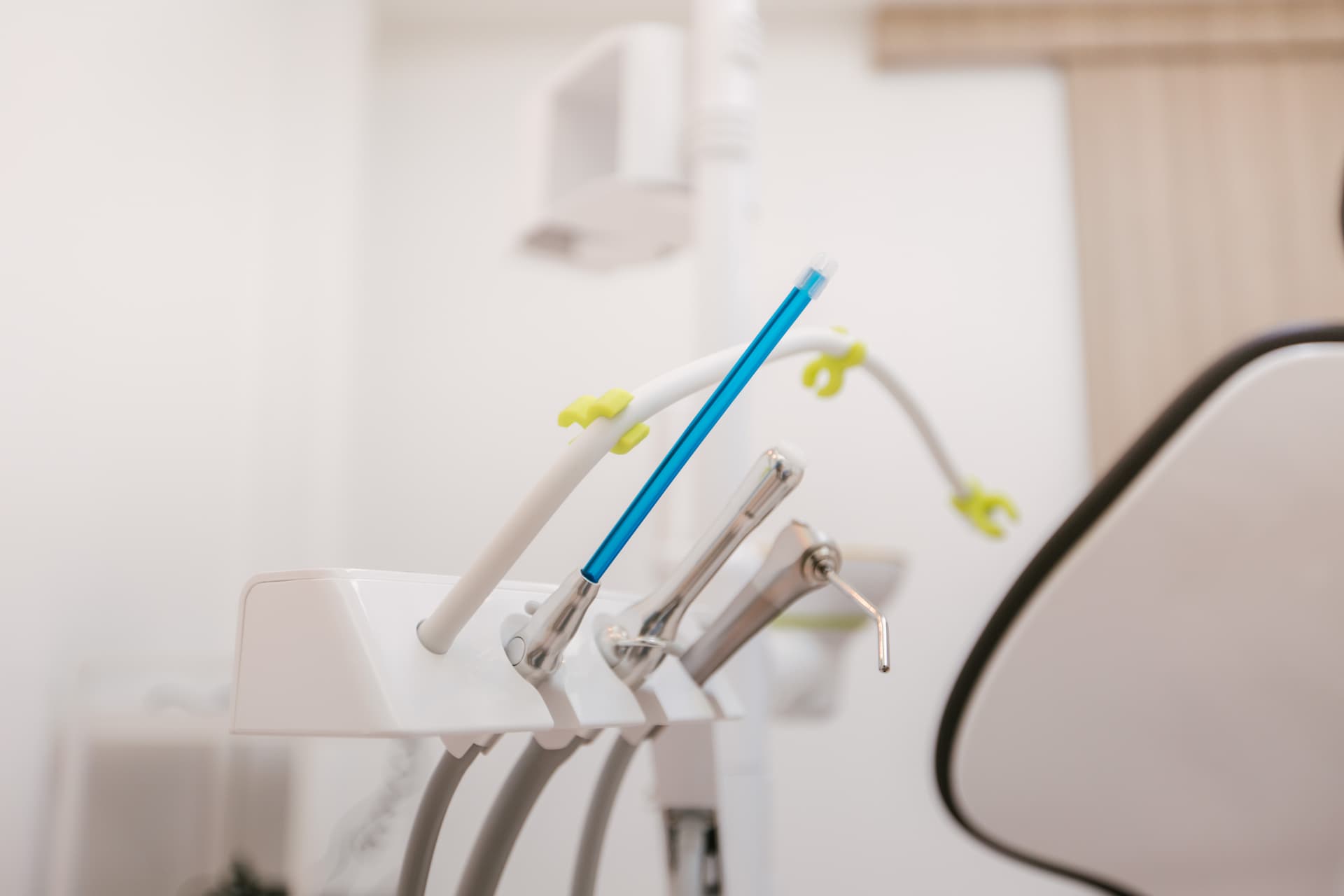 Dental handpiece instruments close-up