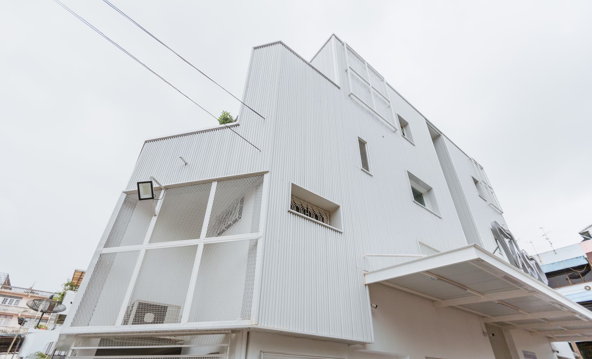 Glass block window and entrance door
